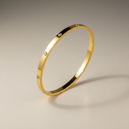 Westeria 18K Gold Plated Bracelet with Zircon stones