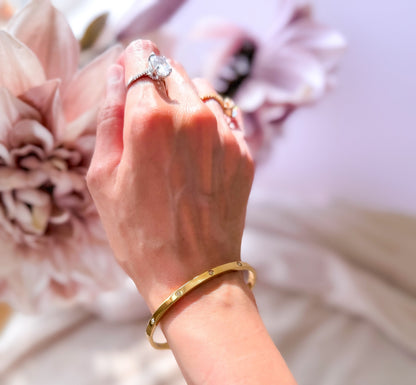 Westeria 18K Gold Plated Bracelet with Zircon stones