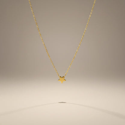 Saba | 18K Gold Plated Delicate Star Pendant Chain