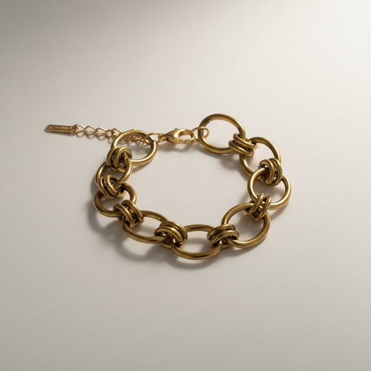 Anya | 18K Gold Plated Chunky Chain Bracelet