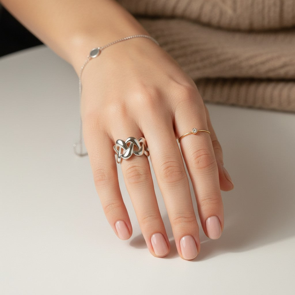 Lovisa – 18K Gold Plated Criss-Cross Adjustable Ring