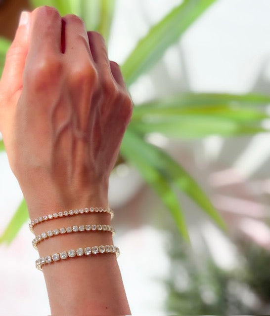 The Tennis Bracelet in Gold